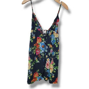Cotton Candy women's multicolor floral spaghetti straps dress  - small